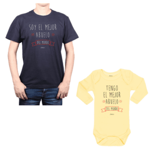 Conjunto Mejor Abuelo Polera y Body Calambur