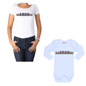 Conjunto Año Nacimiento Mamá Bebé