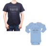 Conjunto Increíble Papá Increíble Hijo Bebé