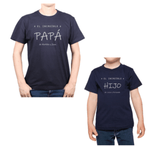 Conjunto Increíble Papá Increíble Hijo Niño