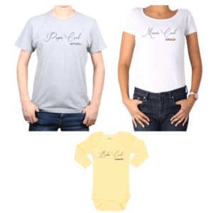 Conjunto Papá Cool Mamá Cool Bebé Cool Personalizado