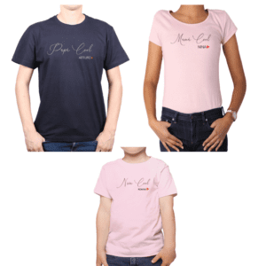 Conjunto Papá Cool Mamá Cool Niña Cool Personalizado