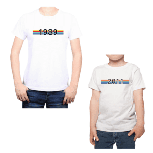 Conjunto Año Nacimiento Papá Niño Personalizado