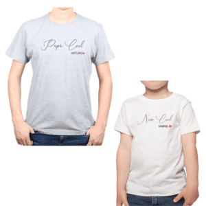 Conjunto Papá Cool Niño Cool Personalizado