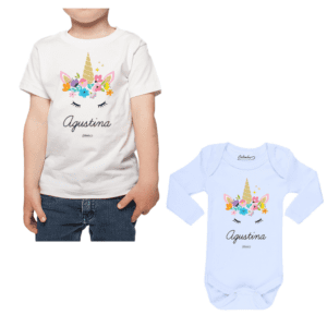 Conjunto Unicornio Niño Bebé Personalizado