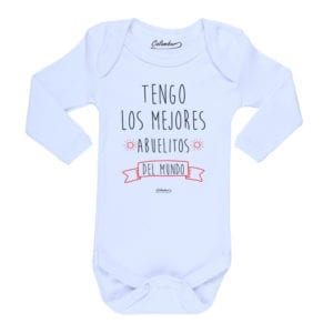 body bebe calambur tengo los mejores abuelitos blanco