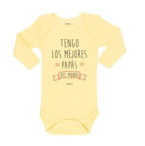 body bebe calambur tengo los mejores papas amarillo