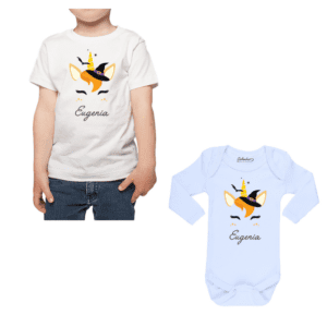 Conjunto Hermanas Unicornio Halloween Calambur