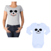 Conjunto Mamá Hijo Calavera Halloween Calambur