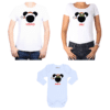 Conjunto Papá Mamá Bebé Hijo Mickey Minnie Minnie Calambur