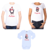 Conjunto Papá Mamá Bebé Hijo Pingüinos Calambur