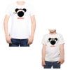 Conjunto Papá Niña Mickey Minnie Navidad Calambur