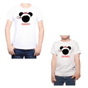 Conjunto Papá Niño Mickey Mickey Navidad Calambur