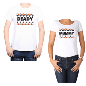 Conjunto Pareja Deady Mummy Halloween Calambur