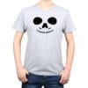 Polera Hombre Halloween Calambur gris