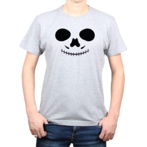 Polera Hombre Halloween Calambur gris