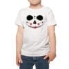 Polera Niña Halloween Calambur blanco