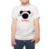 Polera Niño Mickey Navidad Personalizado Calambur blanco