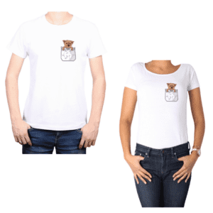 Conjunto Calambur Pareja Hombre Mujer Poleras Ilustración Mascota Personalizada