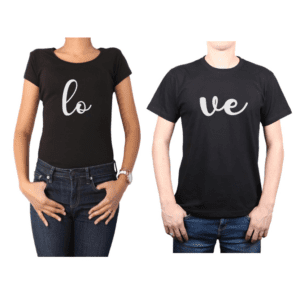 Conjunto Pareja modelo Love Día de los Enamorados San Valentín