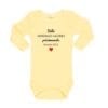Body bebe calambur pandemia personalizado amarillo