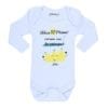 body bebe calambur felices mami siempre sere tu principe personalizado color blanco