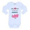 body bebe calambur felices papi siempre sere tu princesa personalizado color blanco
