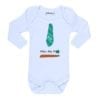 body bebe calambur feliz dia papi lo haces genial personalizado color blanco