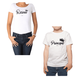 conjunto reina principe poleras Calambur