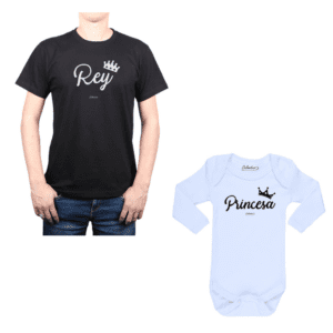 conjunto rey princesa polera y body Calambur