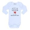 Body bebe calambur Hecho en cuarentena personalizado blanco