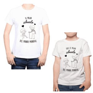 conjunto abuelo nieto mejor abuelo poleras Calambur