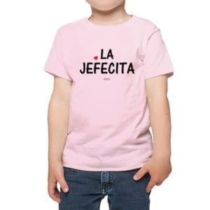 polera nino calambur la jefecita color rosado