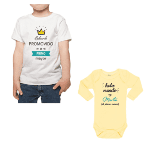 conjunto primo mayor primo menor polera y body Calambur