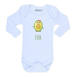 Body Palta Niña Nombre Personalizado 100% algodón Calambur