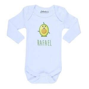 Body Palta Niño Nombre Personalizado 100% algodón Calambur