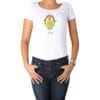 Polera Palta Vacía Mujer Nombre Personalizado 100% algodón Calambur Blanco