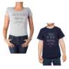 Conjunto Mamá Niños Poleras Mejor Madrina Calambur 100% algodón