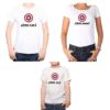 Conjunto Papá Mamá Hija Captain America Poleras 100% algodón Calambur