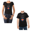 Conjunto Superman Mamá Hija Poleras 100% algodón Calambur