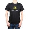 Bati Papá Polera Hombre Batman 100% algodón Calambur Negro