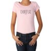 Polera mujer Calambur 100% algodón Choriflai rosado