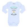 Body Abuelitos nos vemos en 9 meses blanco Calambur 100% algodón