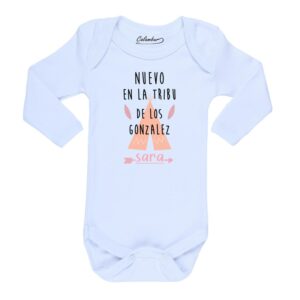 Body Bebé Nuevo en la tribu Personalizado blanco Calambur