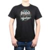 Polera Hombre Papá Súper Bakán 100% algodón negro Calambur