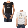 Conjunto Tía Loca Tía Sobrina/o Polera Mujer y Polera Niño Calambur