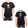 Conjunto Feliz Navidad Figura Papá Niño Poleras Calambur 100% algodón