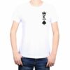 Polera hombre pareja san valentín King Calambur blanco