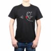 Polera hombre pareja san valentín iman Calambur negro