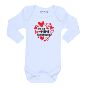 Body bebé Eres una Mamá Maravillosa Día de la Madre Calambur blanco